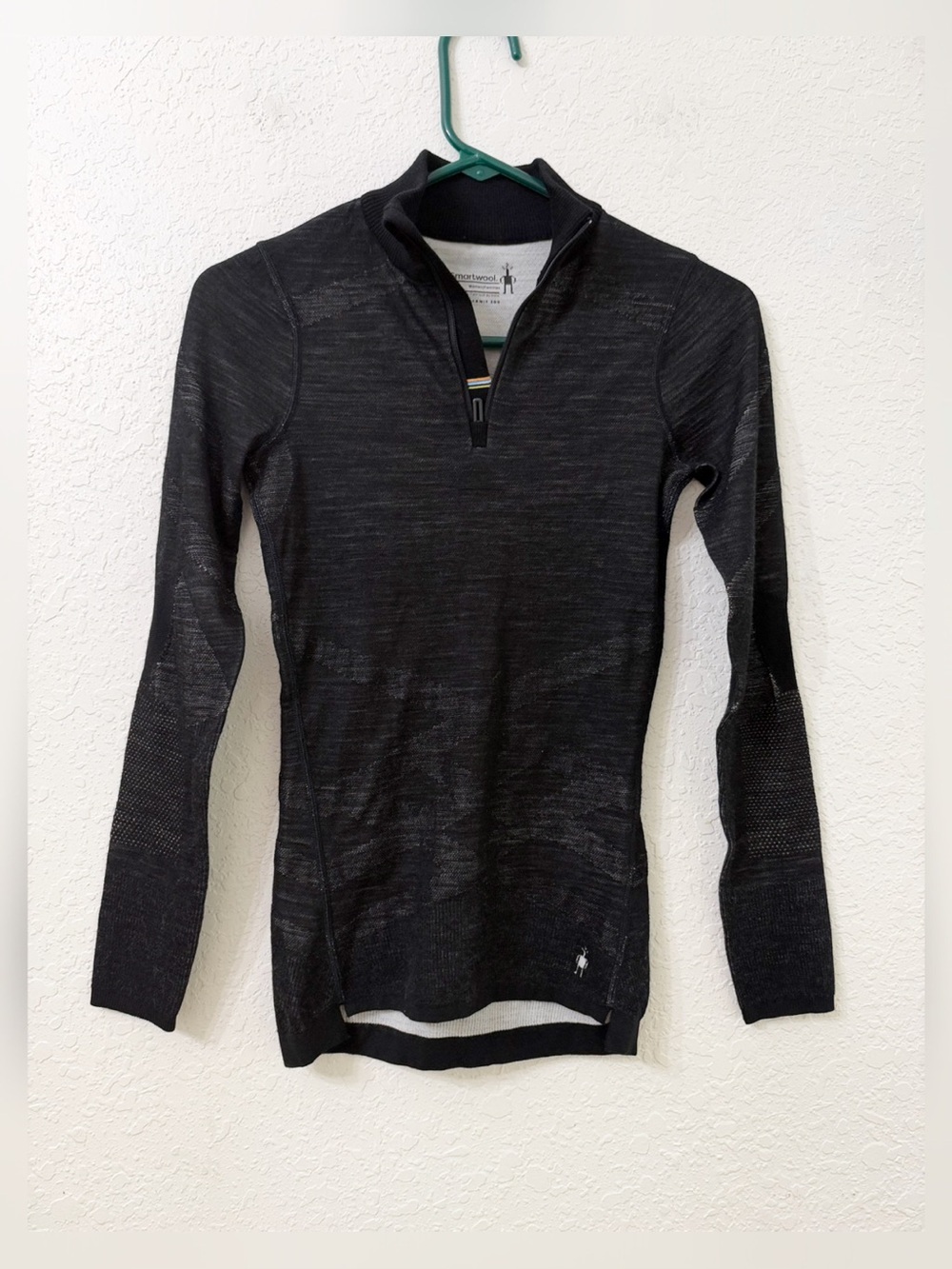 Smartwool  Intraknit Thermal Merino Quarter-Zip Base Layer Top - Women's - XS